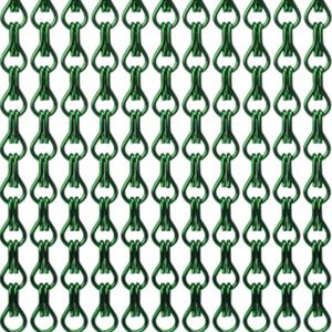 Aluminium vliegengordijn Torresol - 90 x 210 cm - Groen