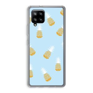 Ananasjes: Samsung Galaxy A42 5G Transparant Hoesje