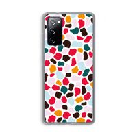 Colored Giraffe: Samsung Galaxy S20 FE / S20 FE 5G Transparant Hoesje