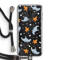 Manta: Samsung Galaxy J8 (2018) Transparant Hoesje met koord