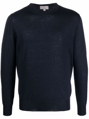 Canali pull en maille fine - Bleu