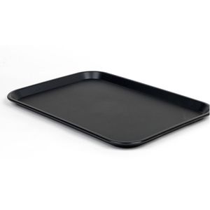 Horeca dienblad zwart 45 x 35 cm - Dienbladen