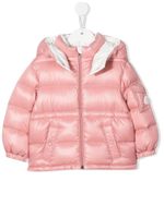 Moncler Enfant veste matelassée à capuche - Rose - thumbnail