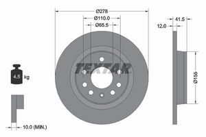 Remschijf 92118503