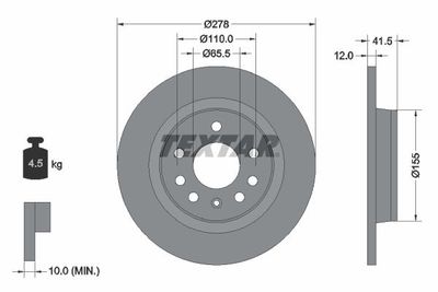 Remschijf 92118503
