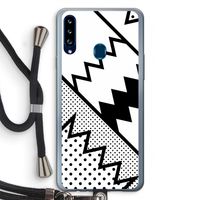 Pop Art #5: Samsung Galaxy A20s Transparant Hoesje met koord