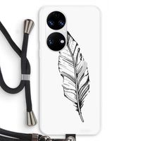 Pluim: Huawei P50 Transparant Hoesje met koord