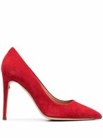 Ferragamo escarpins en daim à bout pointu 110 mm - Rouge