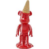 Kare Decofiguur Gelato Bear Red 40cm - thumbnail