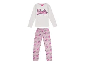 Barbie Meisjes pyjama (110/116, Wit)