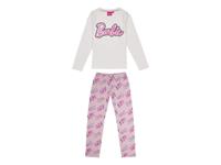 Barbie Meisjes pyjama (98/104, Wit) - thumbnail