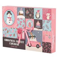 Apollo Sokken Adventskalender Kinderen - Meisjes - Kerst - 12 paar sokken-One size (31/36)