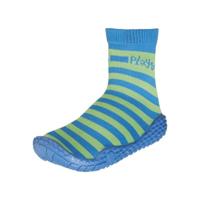 Playshoes zwemsokken Streep Blauw Groen-26-27