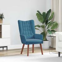 Fauteuil Blauw 63 x 67 x 94 cm Fluweel