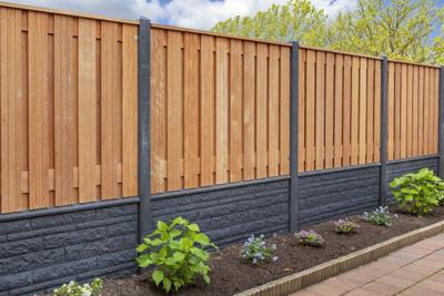 Berton paal Geul antraciet eindmodel 280 cm Tuindeco - Tuindeco