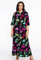Yoek Blouse-jurk | Zwart | Maat 42/44