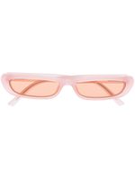 Linda Farrow lunettes de soleil Thea à monture fine - Rose