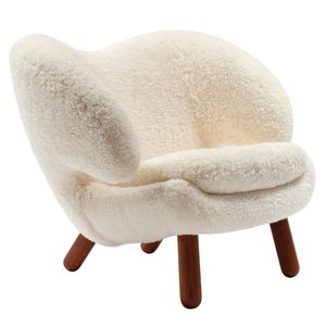 House of Finn Juhl Pelican Fauteuil - Skandilock Sheepskin