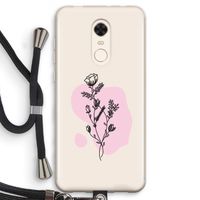 Roses are red: Xiaomi Redmi 5 Transparant Hoesje met koord