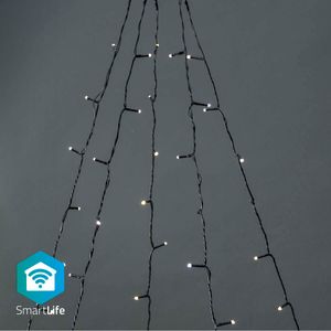 SmartLife Decoratieve LED | Wi-Fi | Warm Wit | 200 LED&apos;s | 5 x 4 m | Android / IOS
