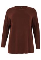 Yoek Trui vierkant cashmere | Bruin | Maat 50/52 Yoek Trui vierkant cashmere | Bruin | Maat 50/52