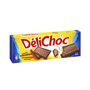 D&eacute;lichoc Melkchocolade - Knapperige biscuits met melkchocolade - 150g