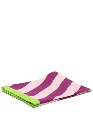 Marni serviette de bain à rayures - Rose