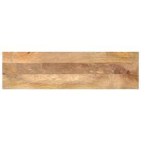 Tafelblad rechthoekig 120x40x2,5 cm massief mangohout