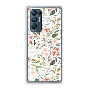 Sweet little flowers: Oppo Find X3 Neo Transparant Hoesje