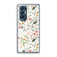 Sweet little flowers: Oppo Find X3 Neo Transparant Hoesje