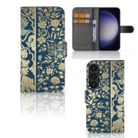 Samsung Galaxy S24 Hoesje Beige Flowers Samsung Galaxy S24 Hoesje Beige Flowers