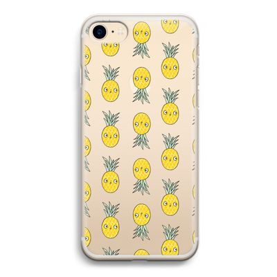 Ananas: iPhone 7 Transparant Hoesje