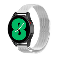 Garmin Vivoactive 4 / 4L - Milanese bandje - Zilver - thumbnail