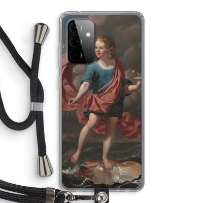 Soap Bubbles: Samsung Galaxy A72 5G Transparant Hoesje met koord