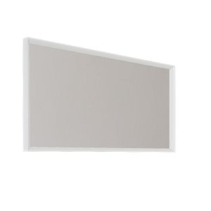 Badkamerspiegel Allibert Delta Met Kader 120x60x4.8 cm Mat Wit