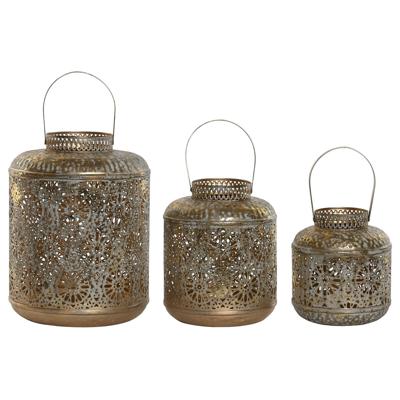 KaarshoudersHome ESPRIT Gouden Metaal 24 x 24 x 32 cm