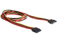 Delock 60133 Verlengkabel Voeding SATA 15-pins male > SATA 15-pins female 100cm - thumbnail