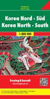 Wegenkaart - landkaart Korea Nord und Sud - Noord-Korea & Zuid-Korea | Freytag & Berndt