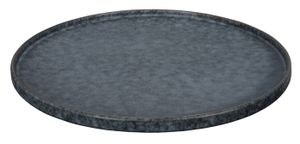 Donkergrijs Dinerbord met Rand - Tokyo Design Studio - Nezumi - 27 x 2.5 cm