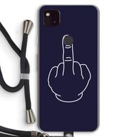 F**k U: Pixel 4a 5G Transparant Hoesje met koord