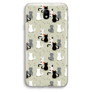 Katten: Samsung Galaxy J7 (2017) Transparant Hoesje