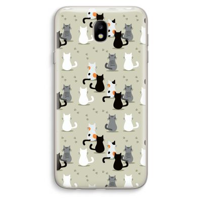 Katten: Samsung Galaxy J7 (2017) Transparant Hoesje