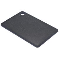 Excellent Houseware snijplank - zwart gemeleerd - kunststof - 23 x 16 cm