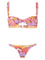 Reina Olga bikini à fleurs - Rouge