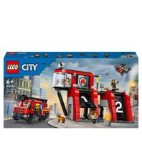 LEGO City 60414 brandweerkazerne en brandweerauto - thumbnail