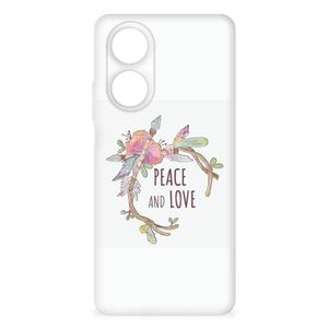 OPPO A58 4G Telefoonhoesje met Naam Boho Text