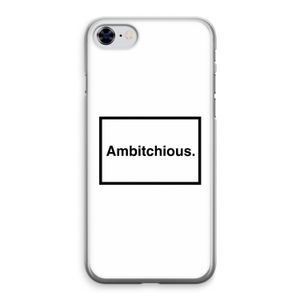 Ambitchious: iPhone 8 Transparant Hoesje