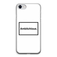 Ambitchious: iPhone 8 Transparant Hoesje