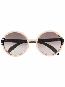 Gucci Eyewear lunettes de soleil à monture ronde - Noir