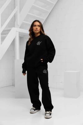 Knitted Trainingspak Dames Zwart